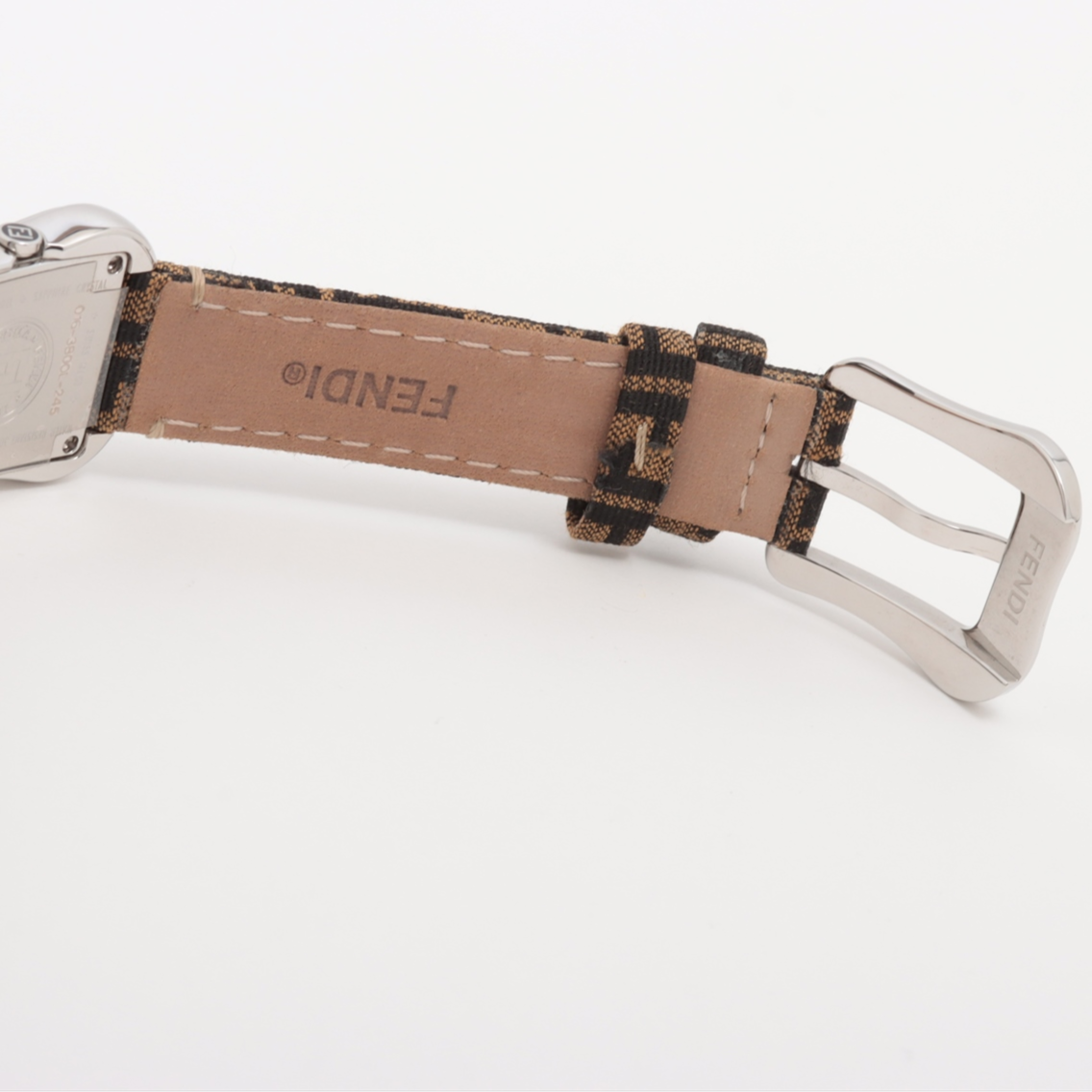 Fendi watch strap on a white background