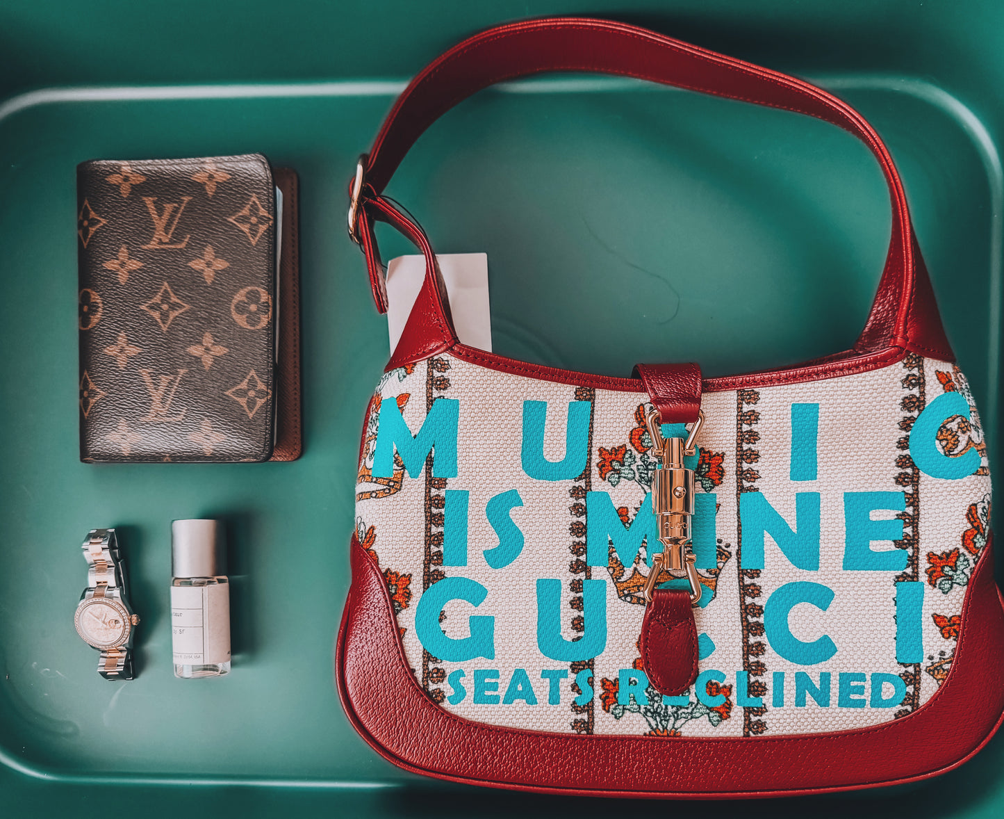 Gucci 100 Jackie 1961 Hobo Limited Edition Canvas Small