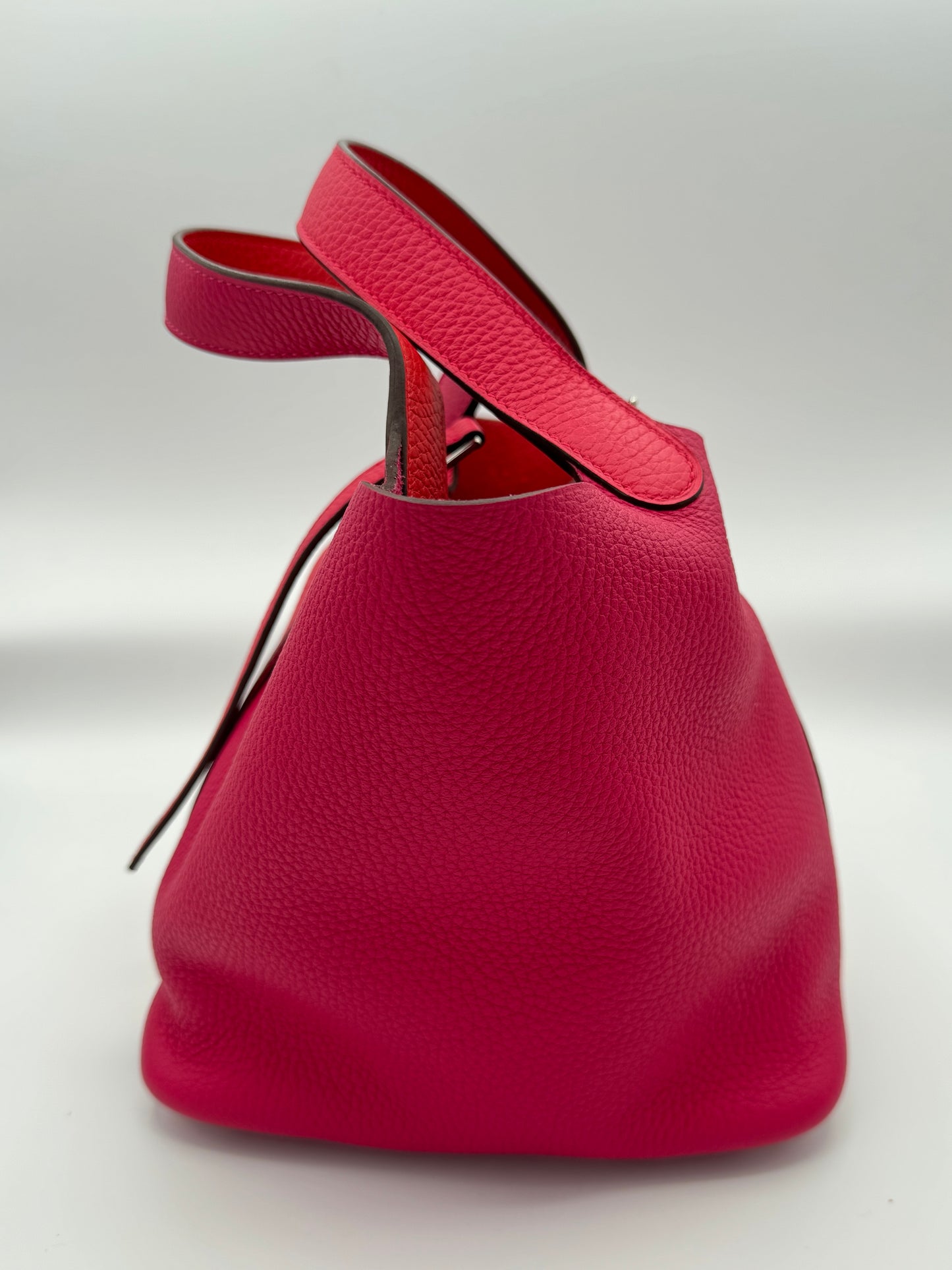 hermes picotin casaque 18 clémence taurillon rose extreme rose Mexico