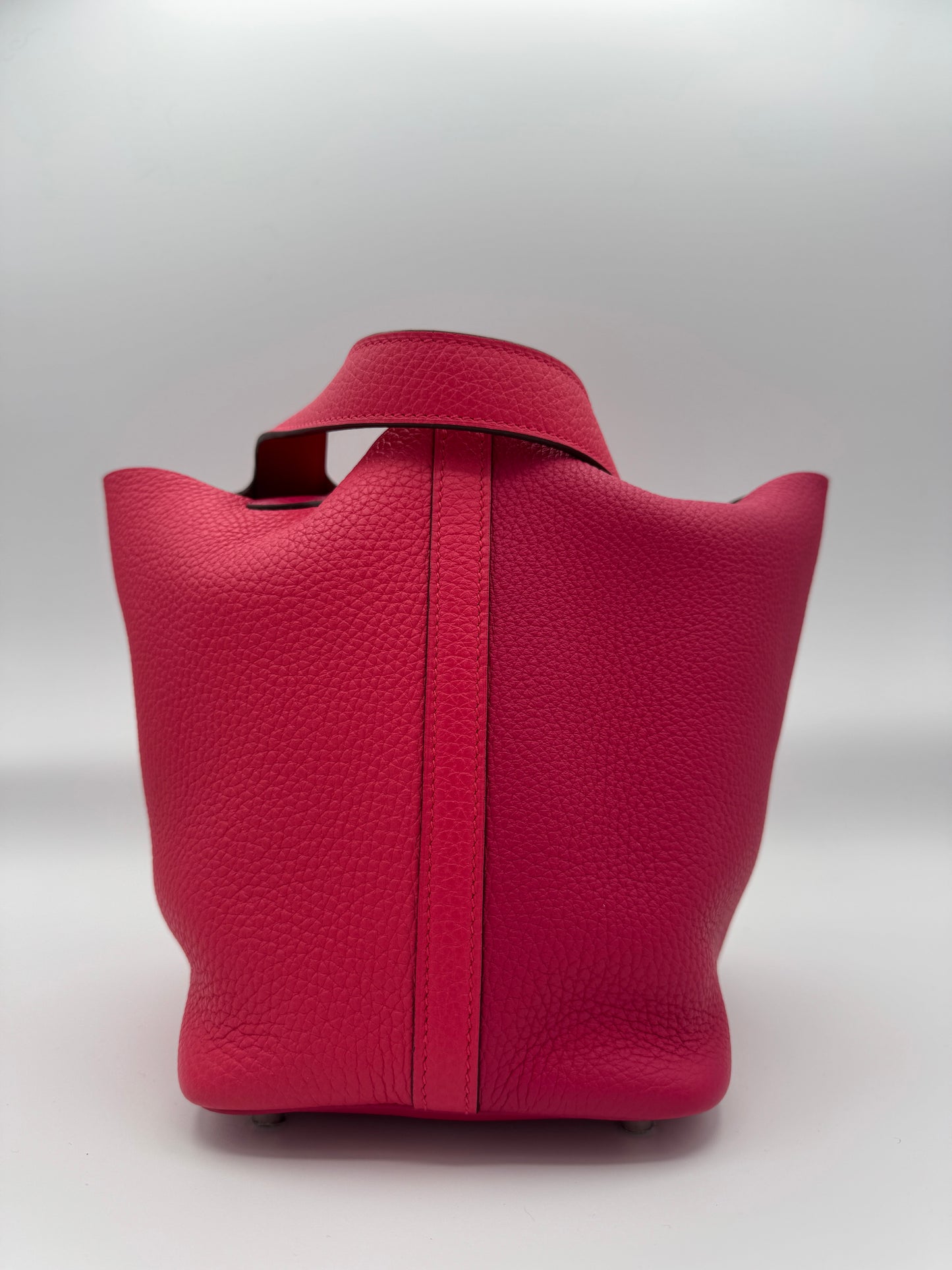 hermes picotin casaque 18 clémence taurillon rose extreme rose Mexico