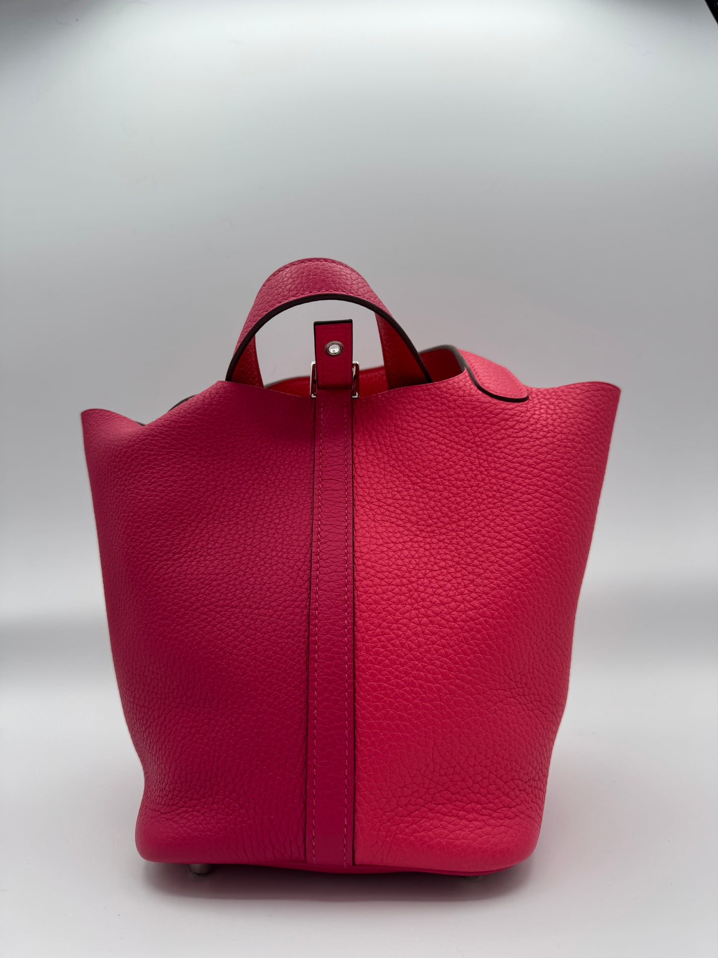 hermes picotin casaque 18 clémence taurillon rose extreme rose Mexico